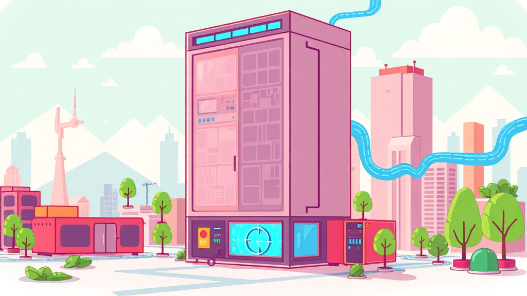 AI 데이터센터, 블룸에너지에 기회? (cartoon 스타일)