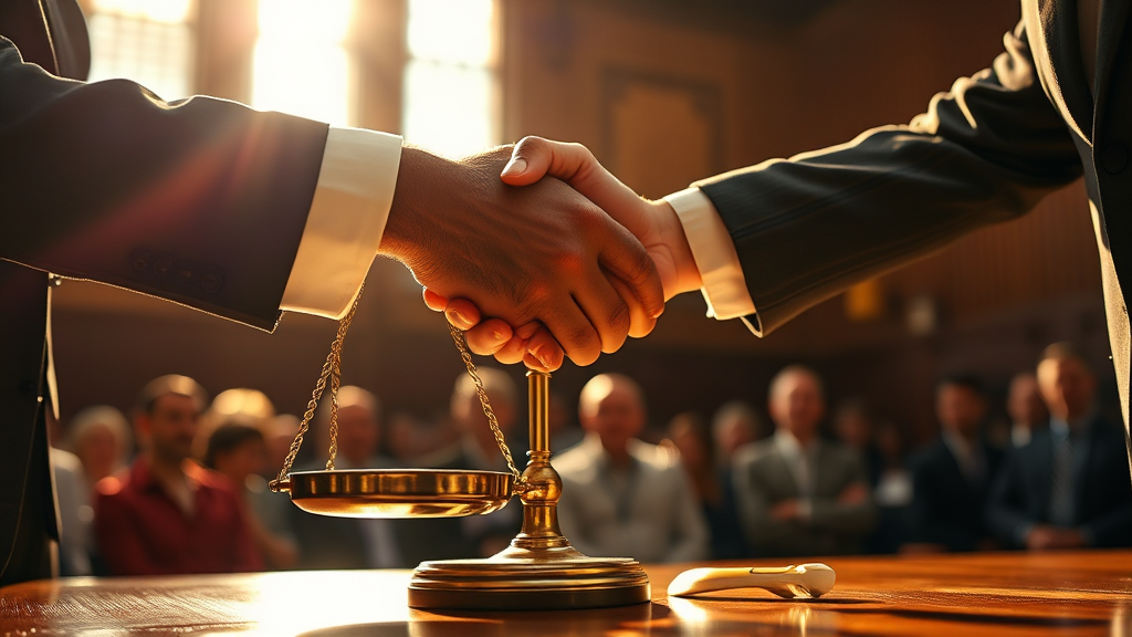 고소 취하 및 합의 후 절차 (realistic 스타일)