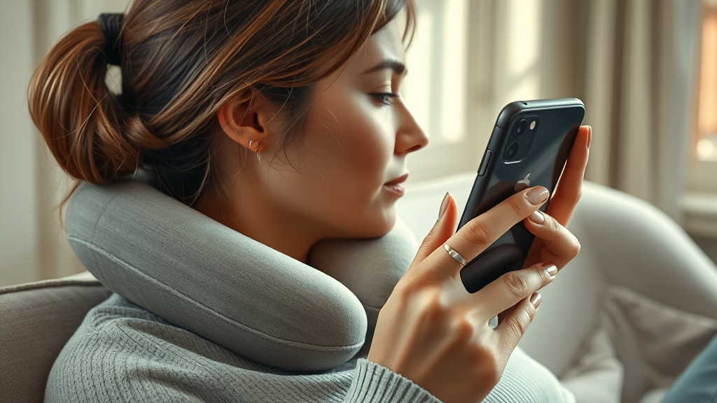 거북목 예방 & 관리하는 법 (realistic 스타일)