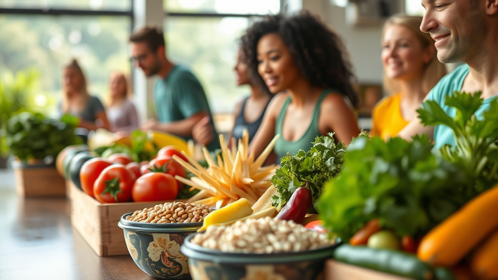 건강한 다이어트를 위한 맞춤 전략 (realistic 스타일)