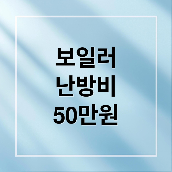 보일러
난방비
50만원 (보일러 난방비 50만원 지원)
