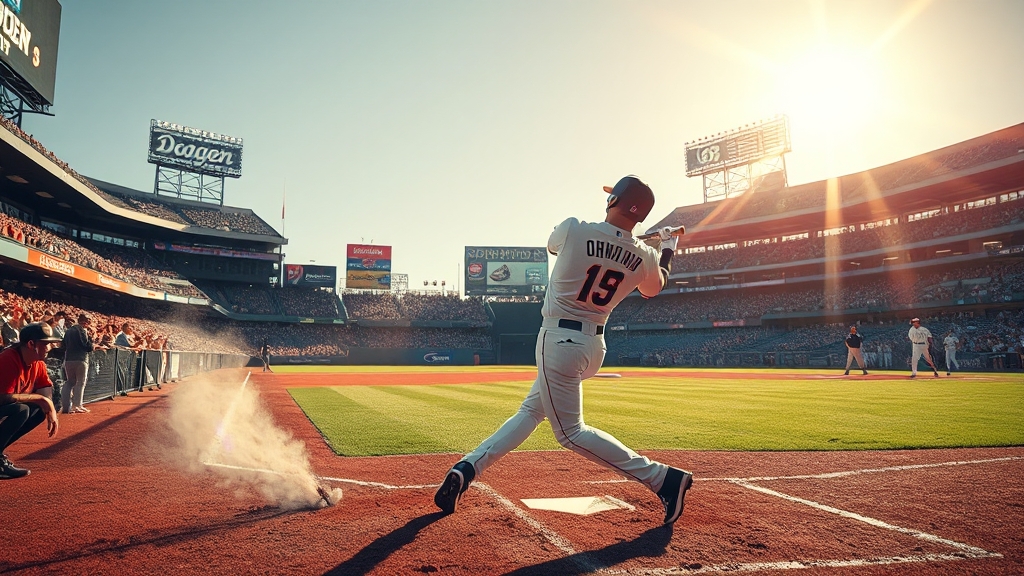 오타니 쇼헤이의 뛰어난 능력 (realistic 스타일)