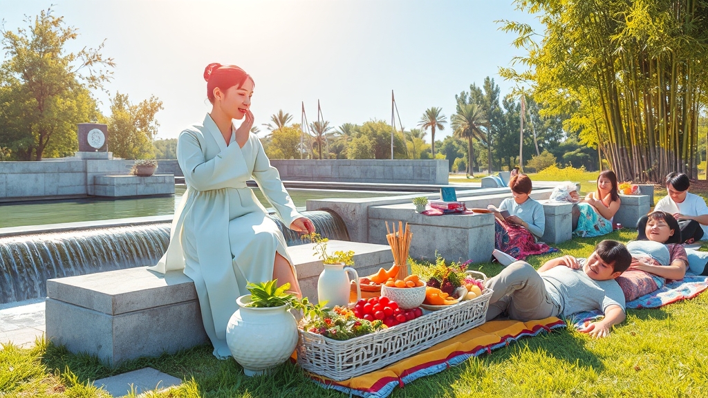 복날별 특징과 관리법 (realistic 스타일)