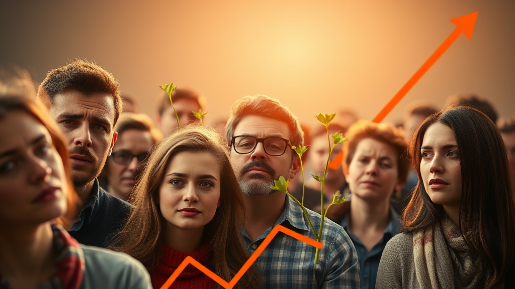 경제 동향 및 주요 지표 (realistic 스타일)