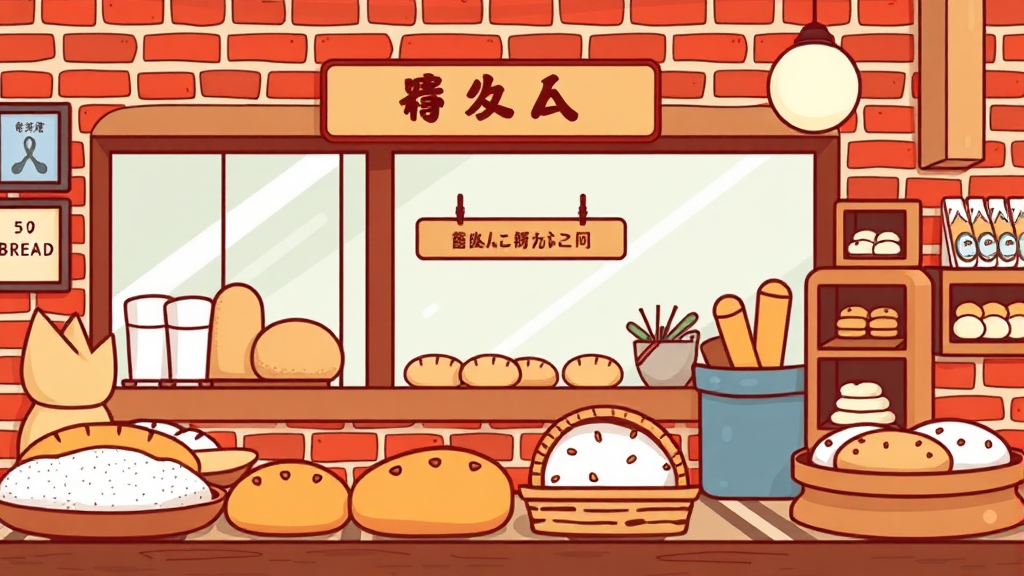 아카렌가 베이커리 총평: 맛과 분위기를 모두 잡은 곳 (cartoon 스타일)