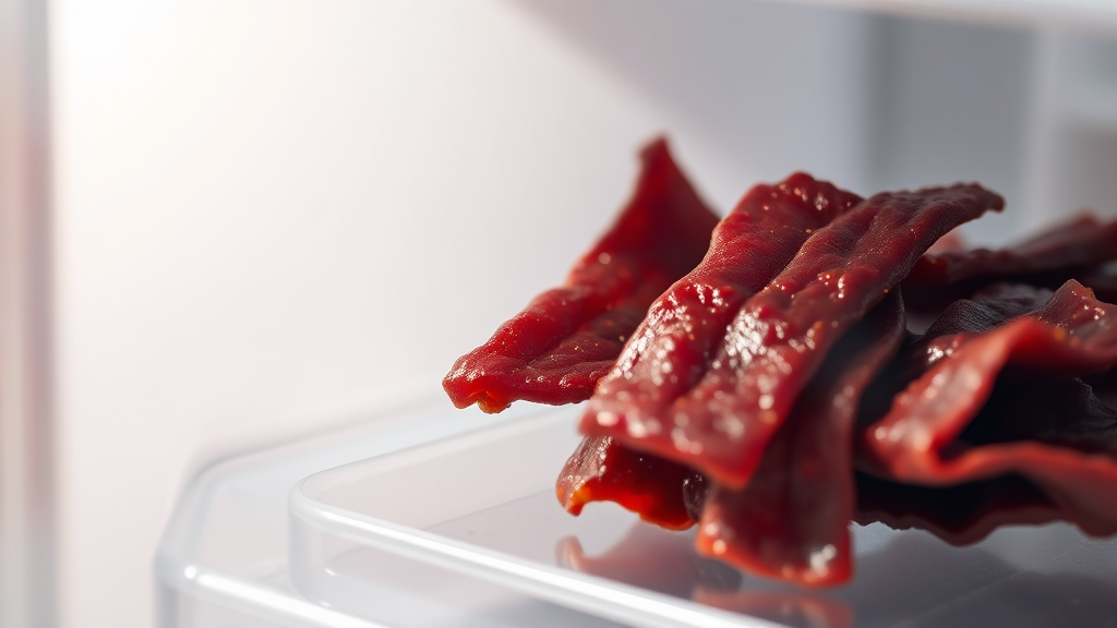 코주부 육포 보관 & 유통기한 (watercolor 스타일)