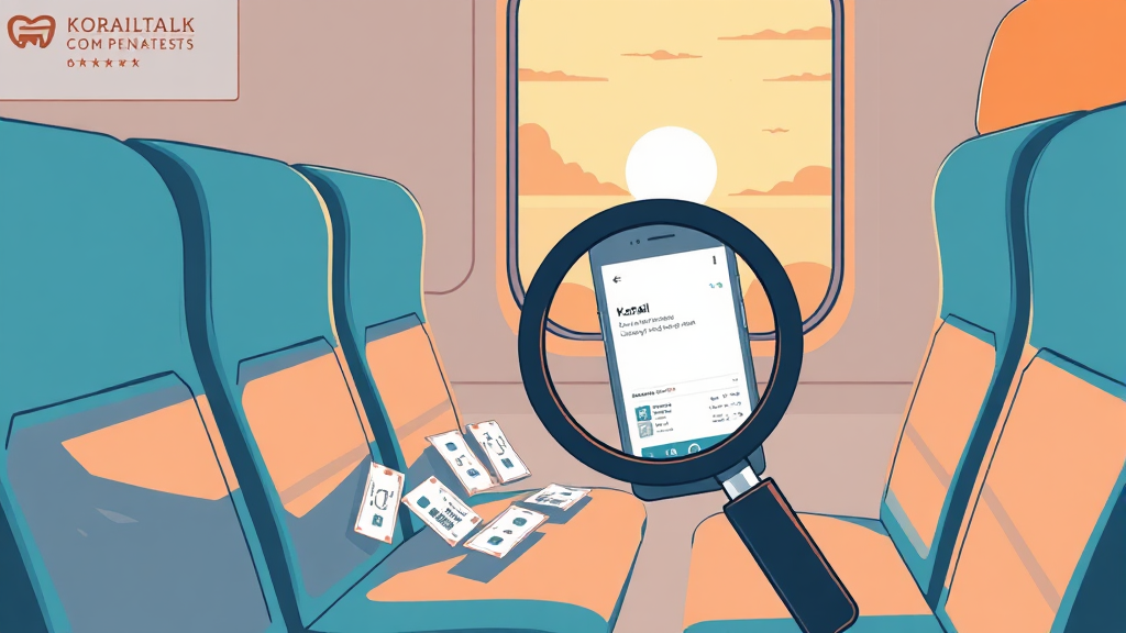 취소표 및 잔여석 공략 (illustration 스타일)