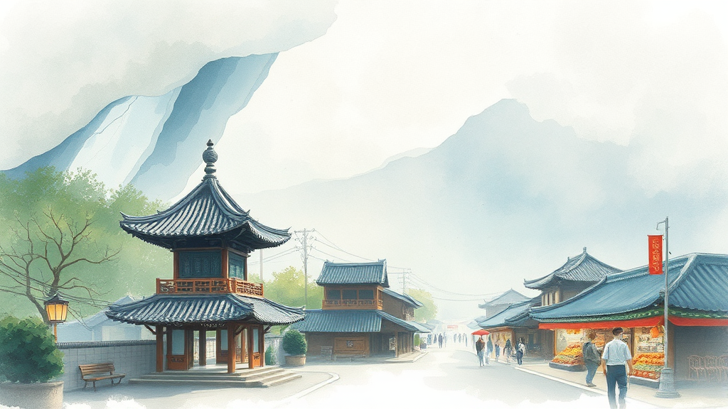 고씨동굴 주변 가볼 만한 곳 및 영월 여행 정보 (watercolor 스타일)