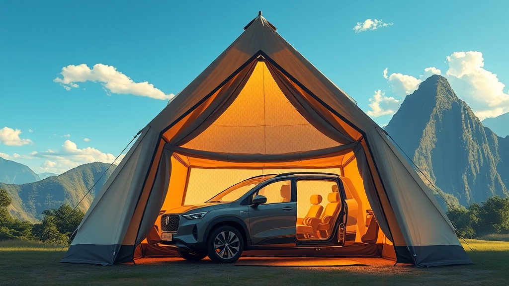 마추픽추 에어텐트: 설치 & 활용법 (illustration 스타일)