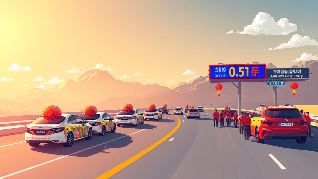 2025 추석, 통행료 면제 핵심 정보 (illustration 스타일)