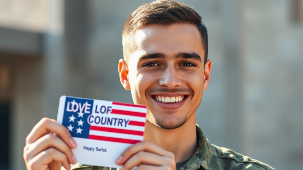 나라사랑카드 발급 방법: 쉽고 빠르게 신청하기 (realistic 스타일)