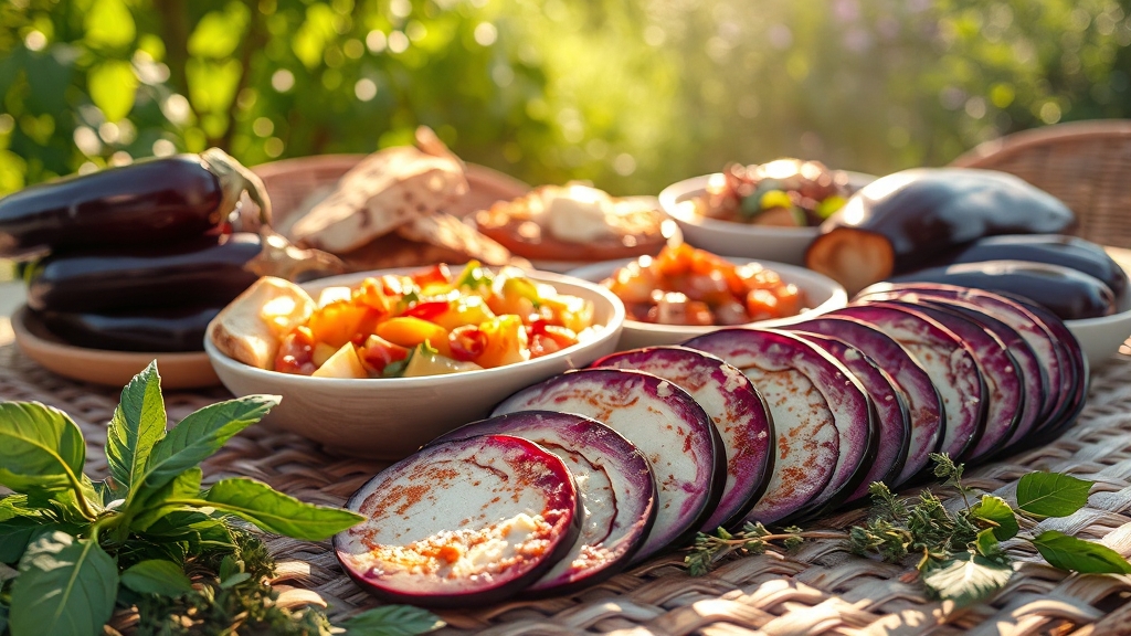 가지, 왜 먹어야 할까? (realistic 스타일)