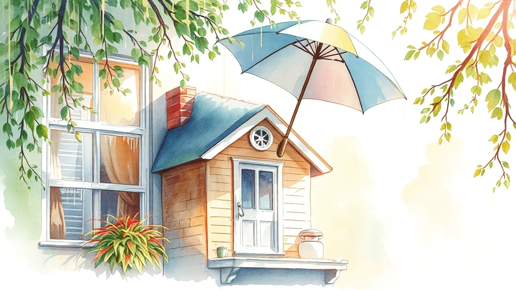 주택 및 시설 점검 (watercolor 스타일)