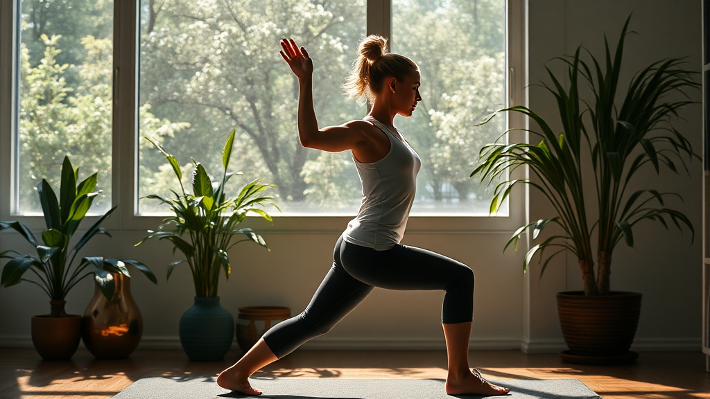 AI 홈트 앱 선택 기준 (realistic 스타일)