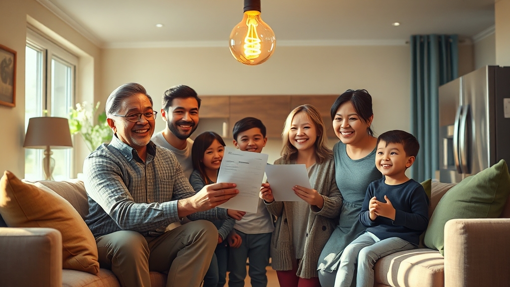 으뜸 효율 환급, 똑똑하게 챙기세요! (realistic 스타일)