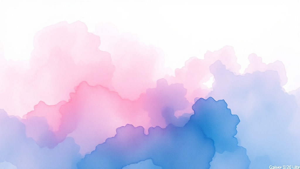 예상 색상 및 소재 정리 (watercolor 스타일)