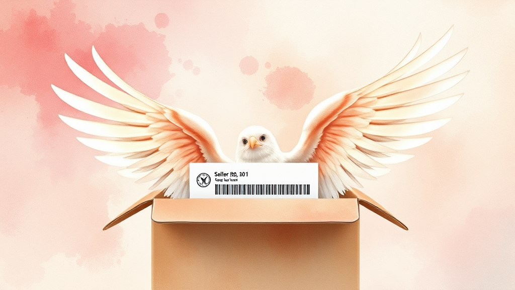 반품/교환 시 안심번호 문제 해결 (watercolor 스타일)