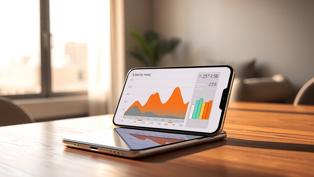 한전ON 앱, 실시간 사용량 확인법 (realistic 스타일)