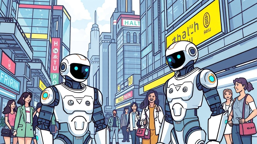 건강한 미래를 위해 (illustration 스타일)