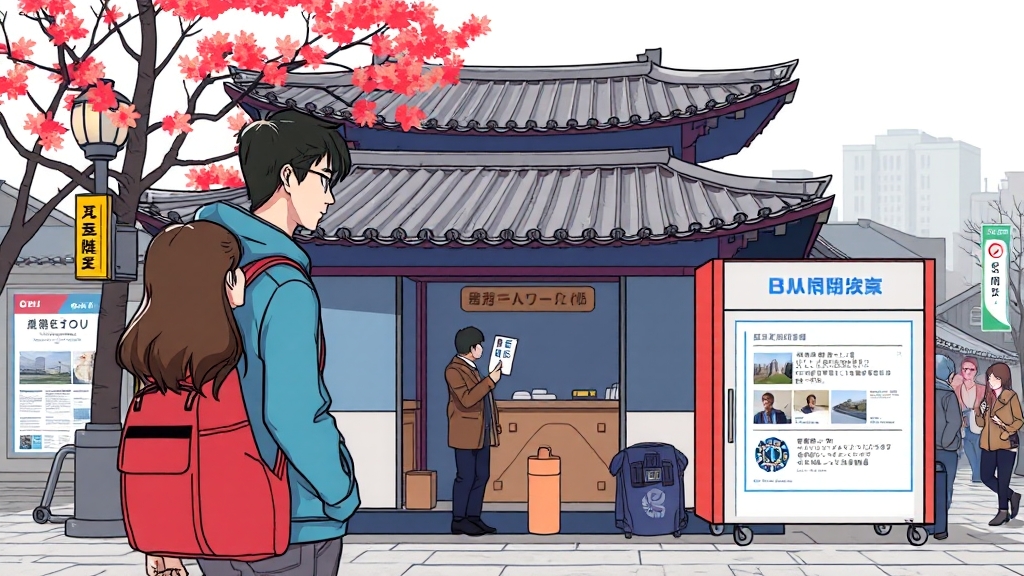 운영 현황 및 장소 (illustration 스타일)