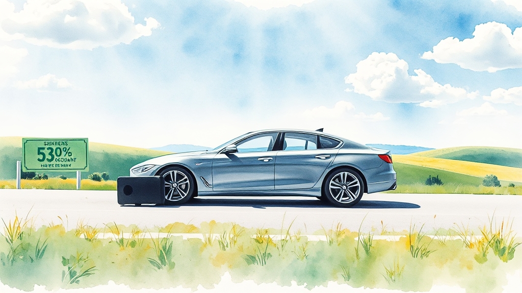 보험료 할인, 놓치지 마세요! (watercolor 스타일)