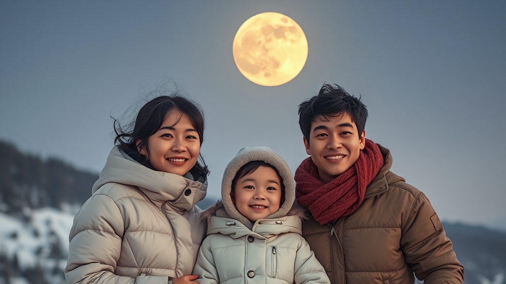 추석 연휴, 기온 변화 추이 (realistic 스타일)