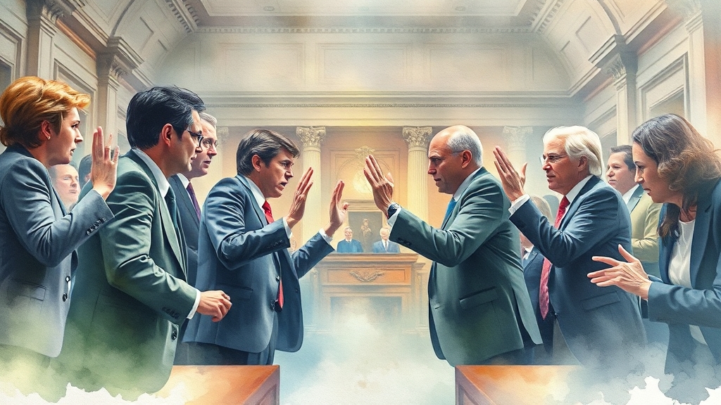 필리버스터 연관 제도 (watercolor 스타일)