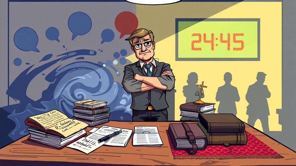 관련 법률 및 정부 기관 활용 (cartoon 스타일)