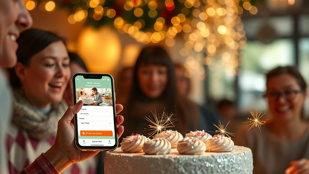 앱 예약 방법 (realistic 스타일)