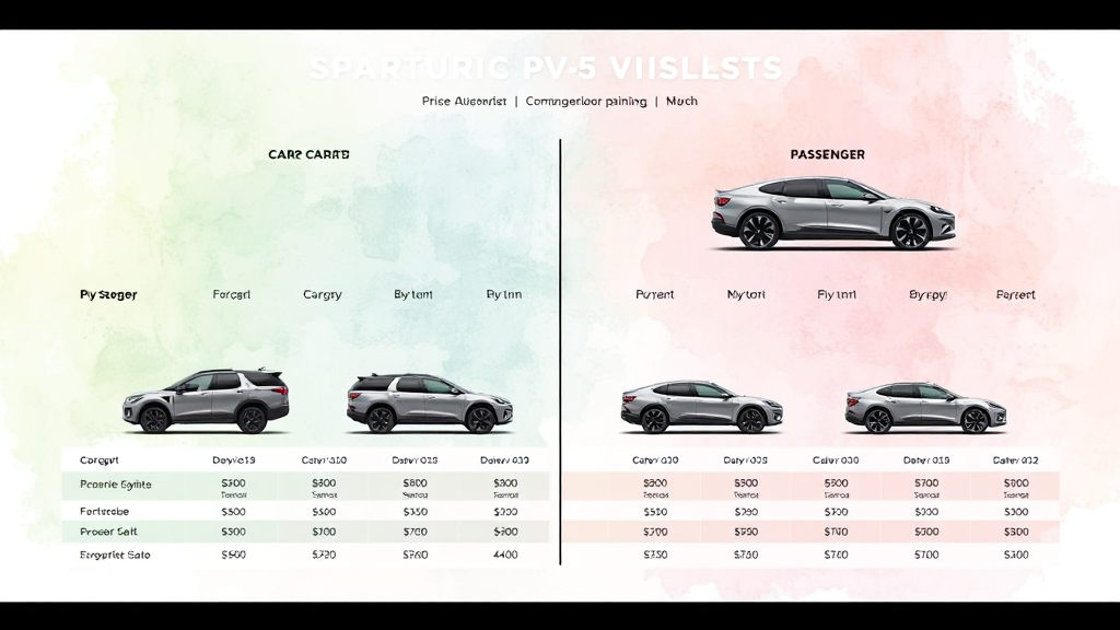PV5 가격 정보 (트림별) (watercolor 스타일)