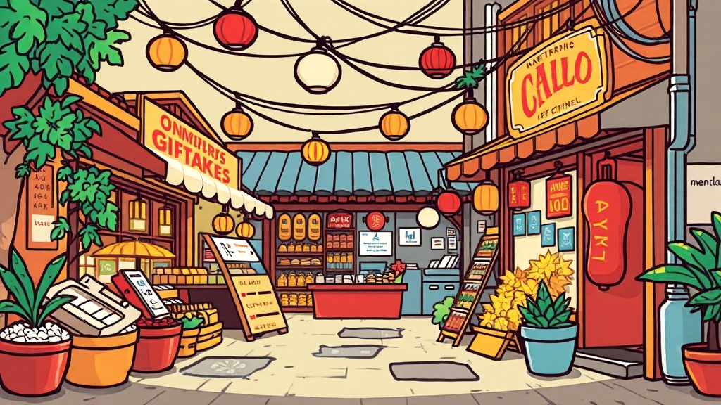 가맹점 확인 방법 (cartoon 스타일)