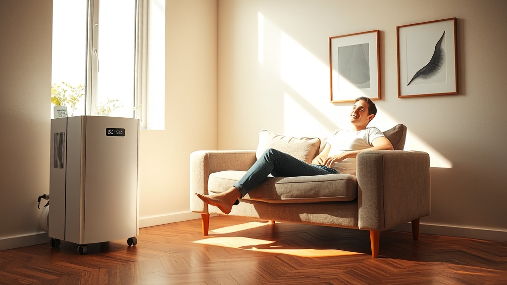 제습기 똑똑하게 고르고 활용하기 💡 (realistic 스타일)