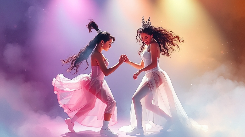 트랙 경쟁 & 미션 리뷰 (watercolor 스타일)