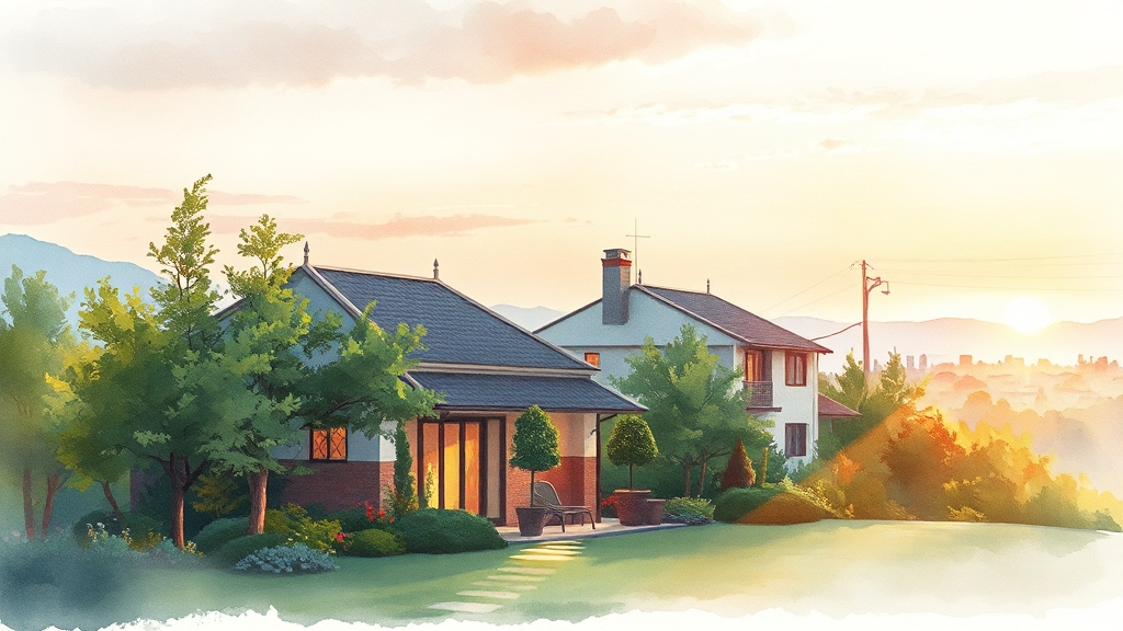 재산 조건 (watercolor 스타일)