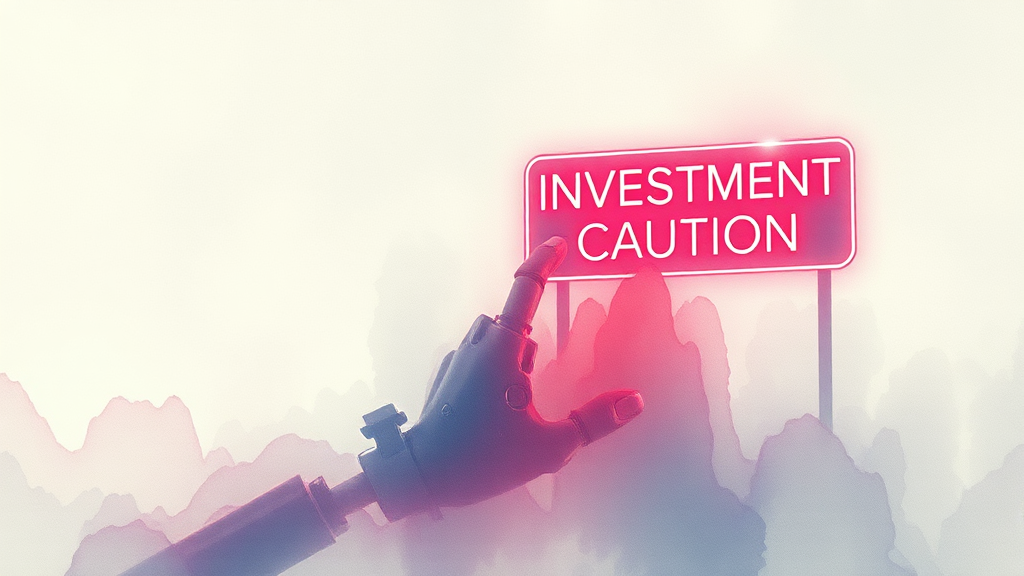 투자 리스크는? (watercolor 스타일)