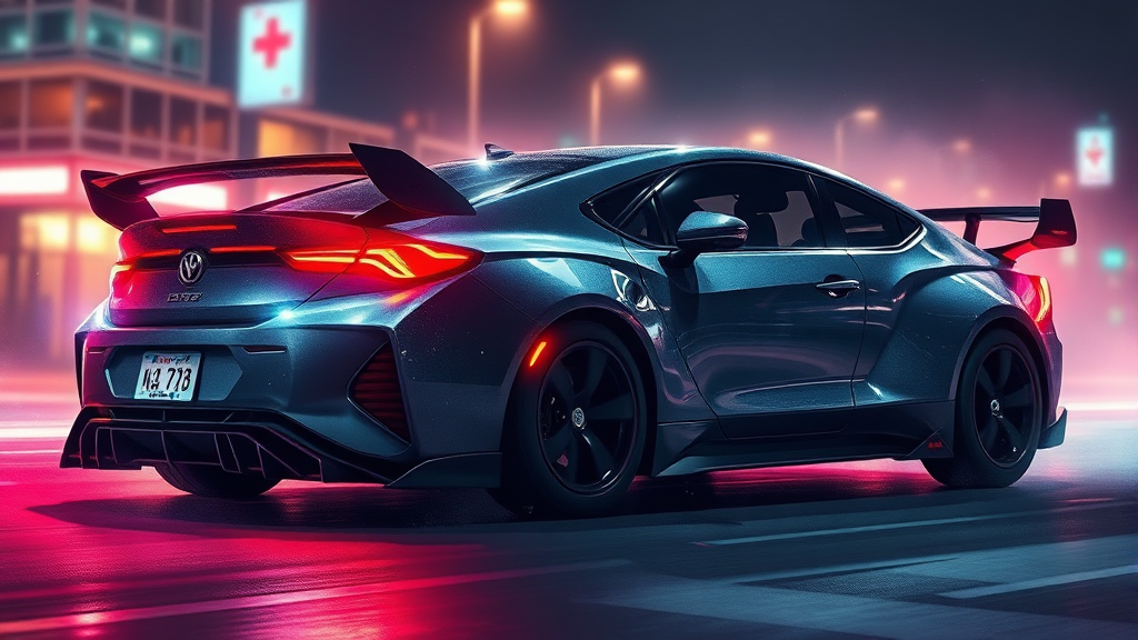 K4 해치백: 디자인 미리보기 (watercolor 스타일)