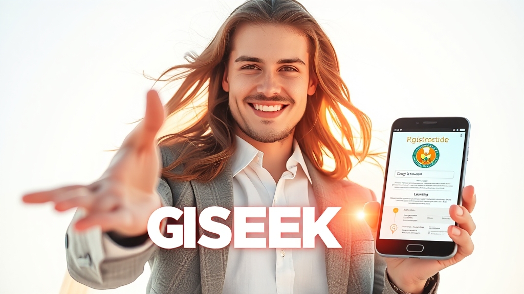 GSEEK, 회원가입부터 시작! (realistic 스타일)