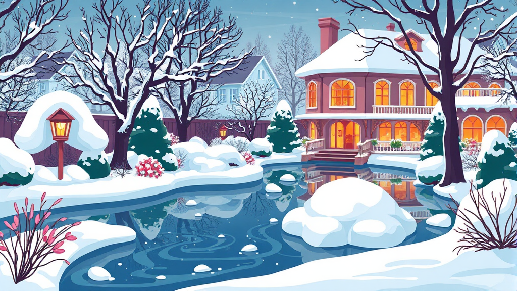 물의 나라 워터가든 탐험 (cartoon 스타일)