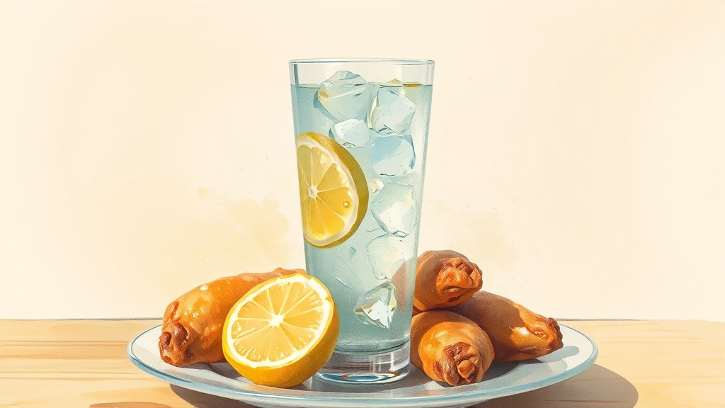 지디 하이볼, 맛은 어떨까? (watercolor 스타일)