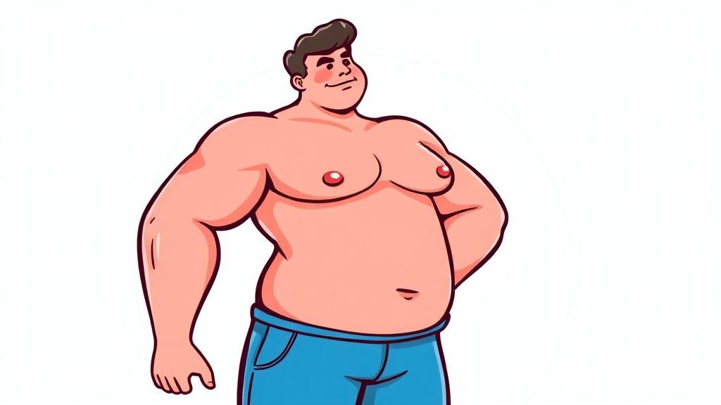 간헐적 단식 경험담: 체중 감량과 건강 변화 (cartoon 스타일)