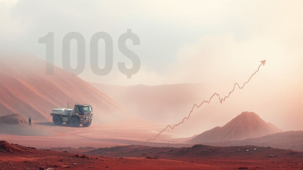 희토류 관련주 투자, 기회와 리스크 (watercolor 스타일)