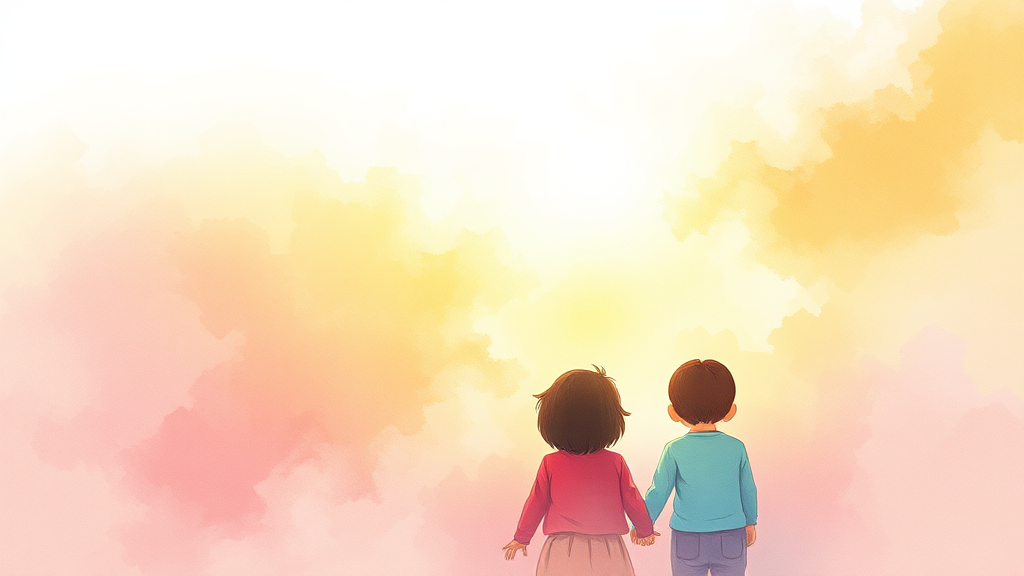 아동수당, 누가 얼마나 받을 수 있나요? (watercolor 스타일)