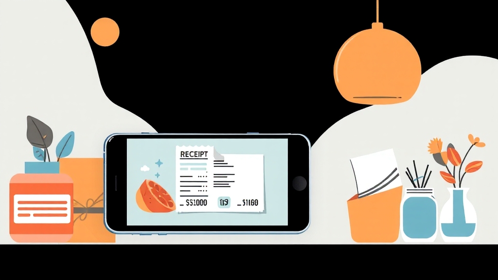 KB손해보험 앱(App)으로 더 간편하게! (illustration 스타일)