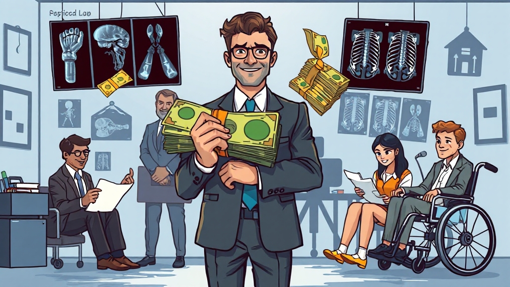 합의금, 어떻게 정해질까요? (cartoon 스타일)