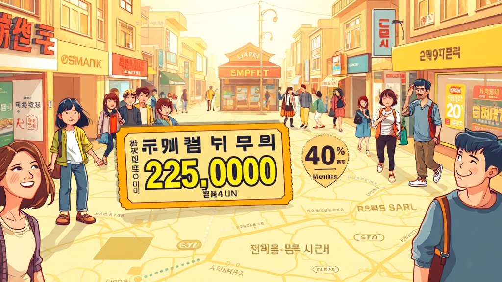 소비쿠폰 정책 개요 (cartoon 스타일)