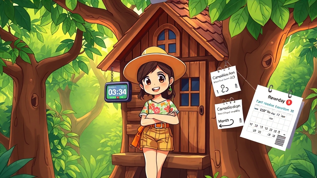 예약 시 유의사항 및 꿀팁 (cartoon 스타일)