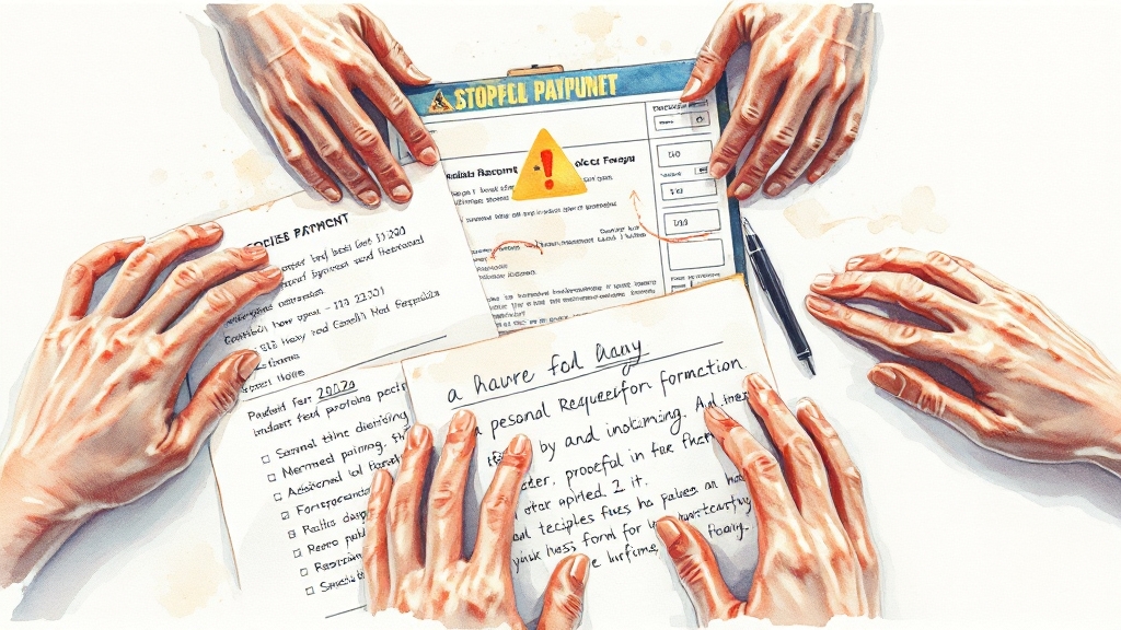 피해 발생 시 대처법 (watercolor 스타일)