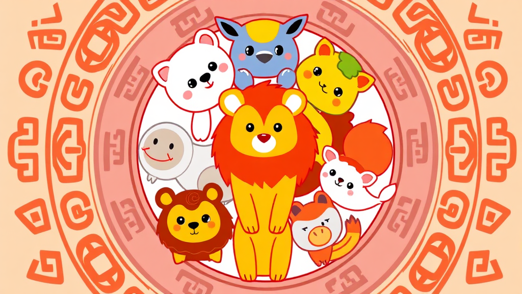 12간지, 우리 삶의 풍요로운 이야기 (cartoon 스타일)
