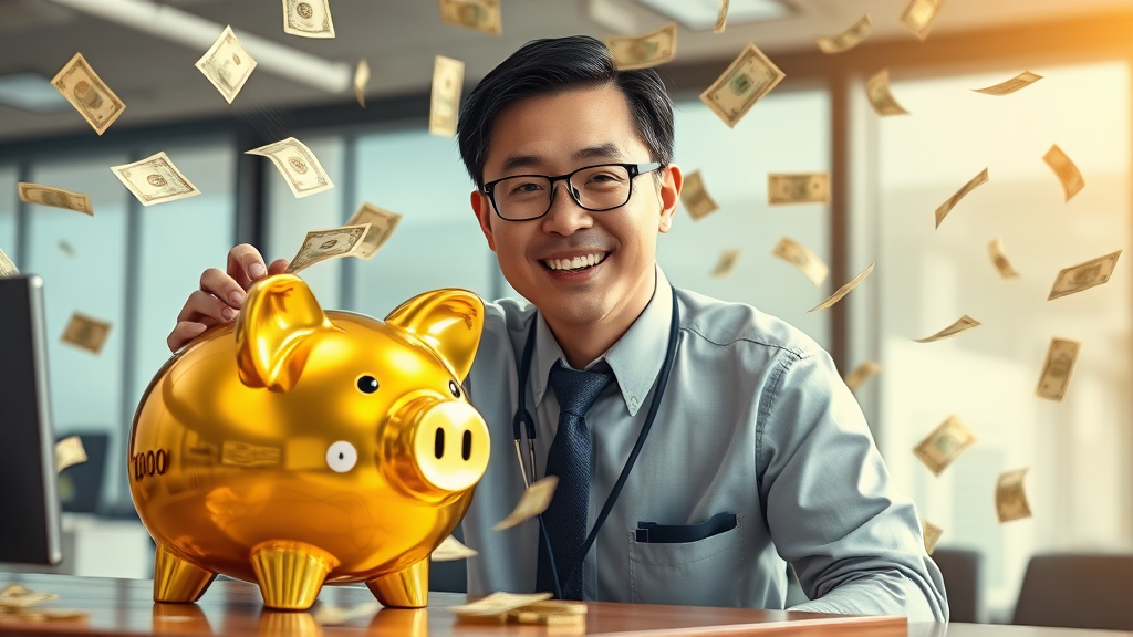 종잣돈 1억, 어떻게 만들까? (realistic 스타일)