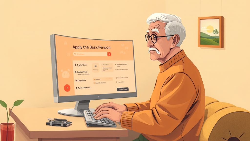 신청 방법 및 필요 서류 (illustration 스타일)